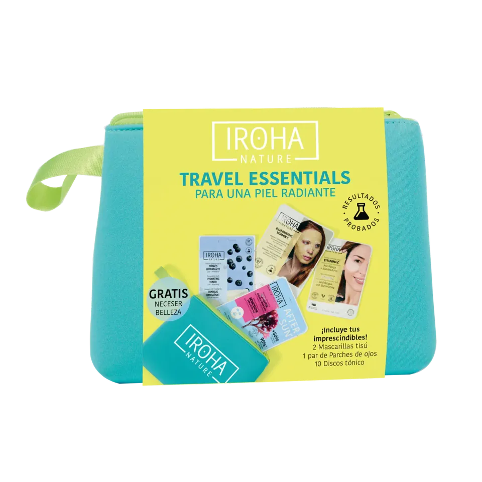 Iroha Nature Travel Essentials Kit Viso 5 Pezzi da Viaggio