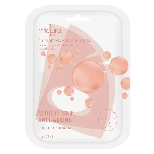 Miqura Salmon PDRN maschera viso antirughe K-beauty