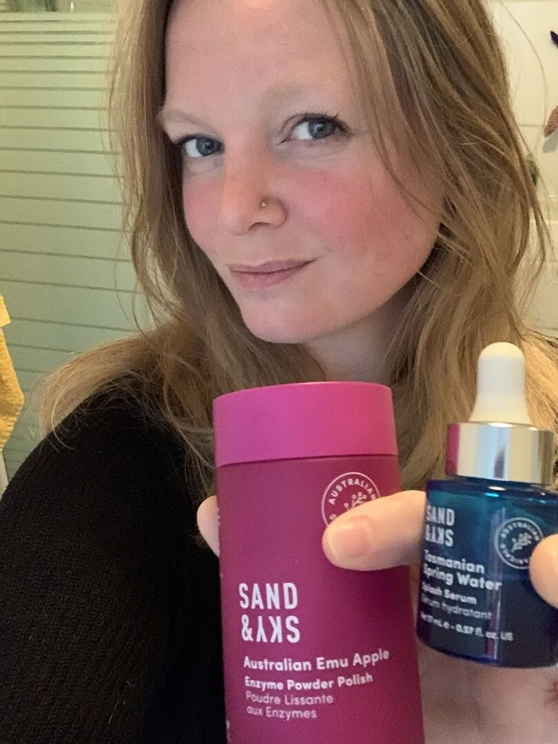 Sand & Sky Australian Glow Berries Enzyme Powder Polish esfoliante polvere