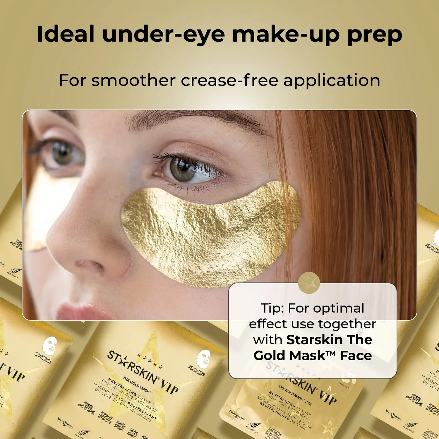 Starskin Gold Mask Eye patch occhi oro 5 pz borse