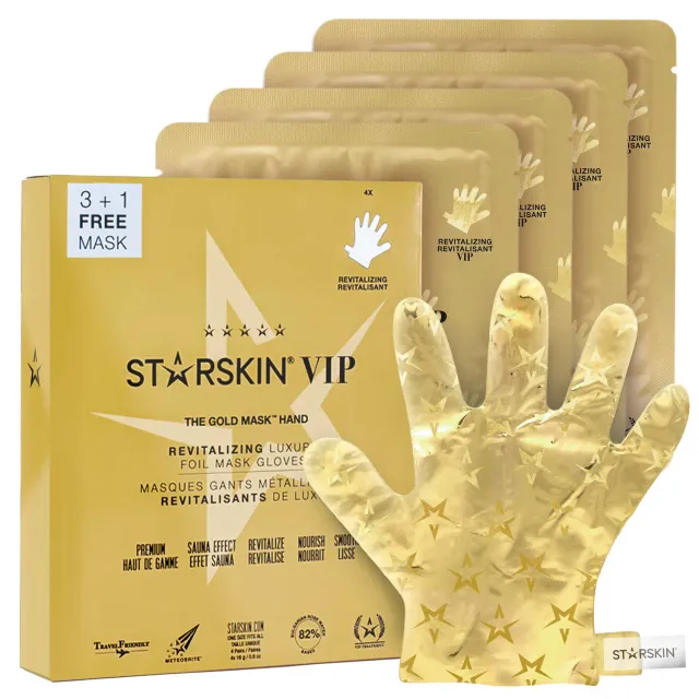 Starskin VIP The Gold Mask Hand 3+1 maschera mani oro