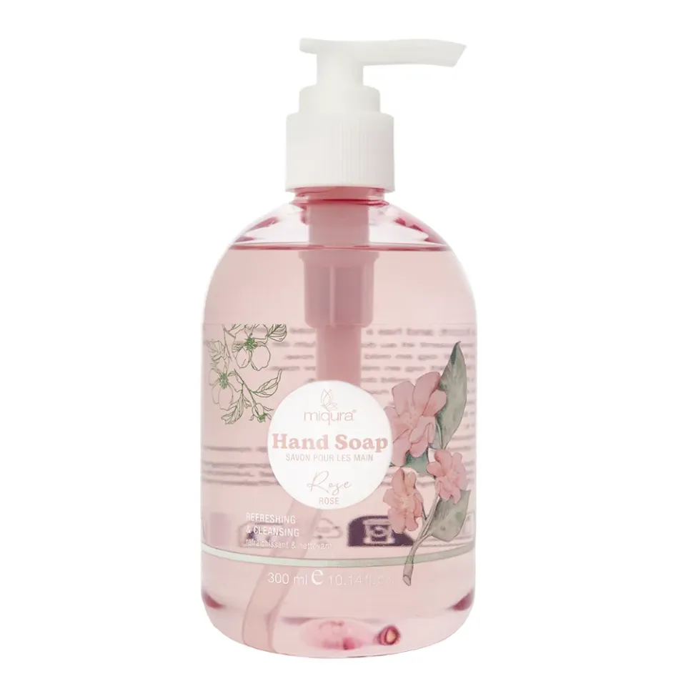 Miqura Rose sapone mani idratante aloe 300 ml