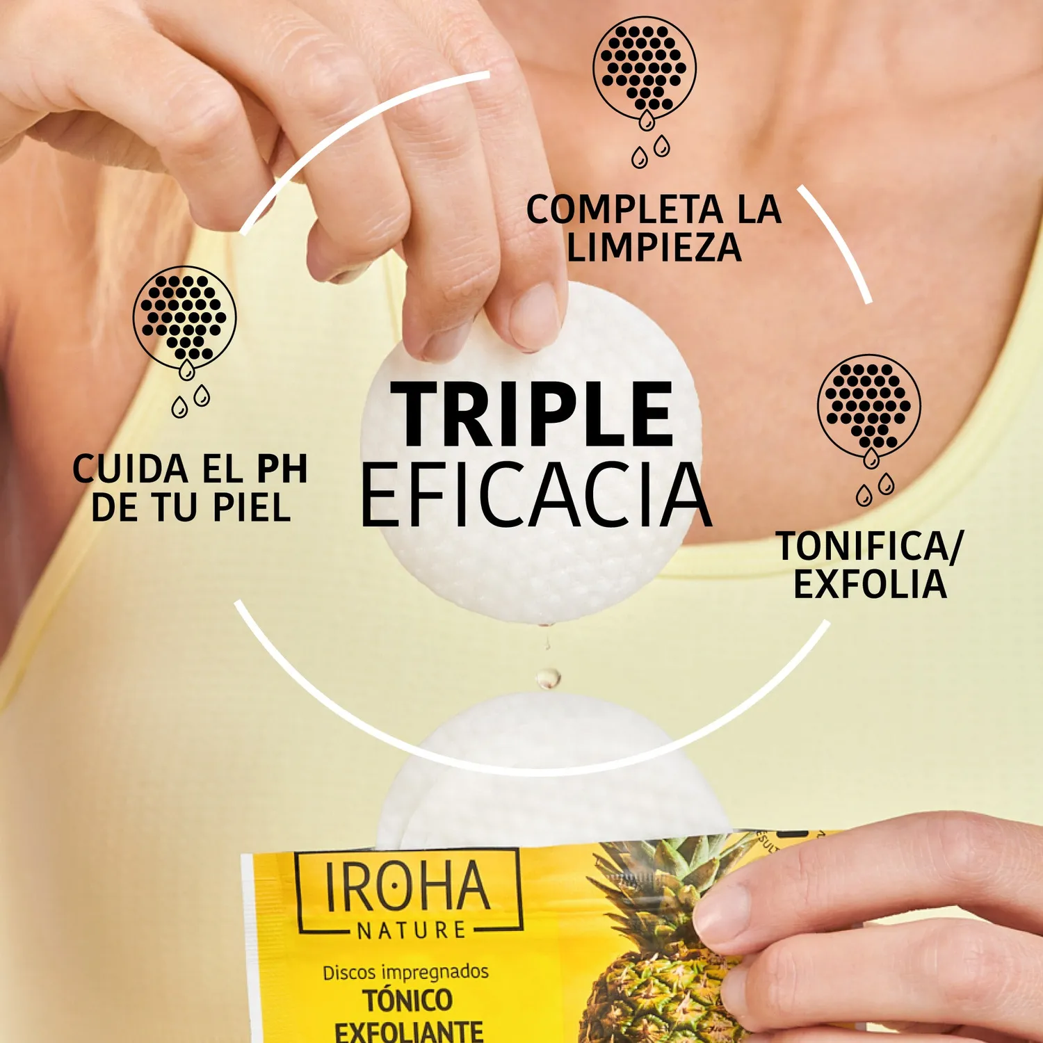 Iroha Nature Toner Pads dischetti glicolico