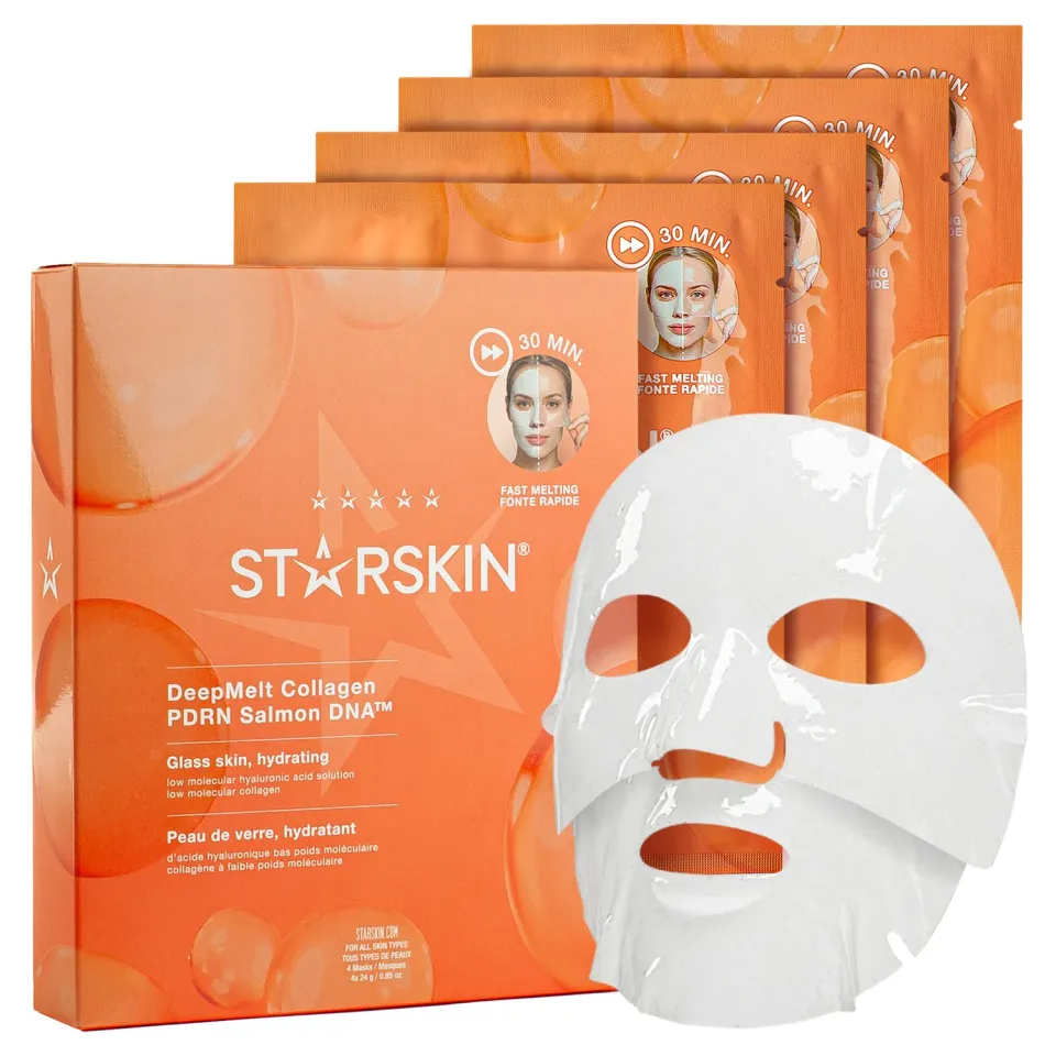 Starskin Essentials Collagen PDRN Salmon DNA maschera viso 4 pezzi