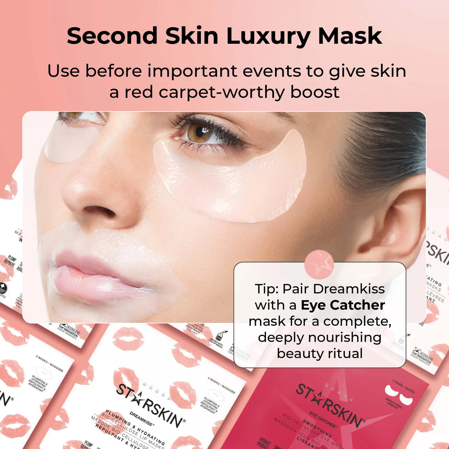 Starskin Dreamkiss maschera labbra biocellulosa 2 pezzi