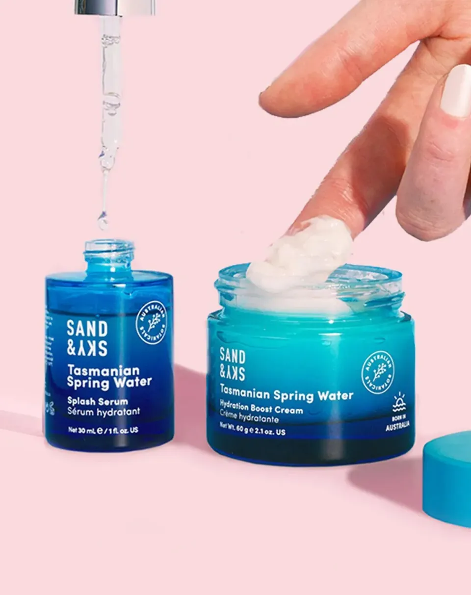 Sand & Sky Healthy Hydration Kit viso siero + crema