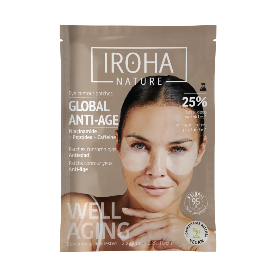 Irohanature Niacinamide patch occhi antirughe rassodanti