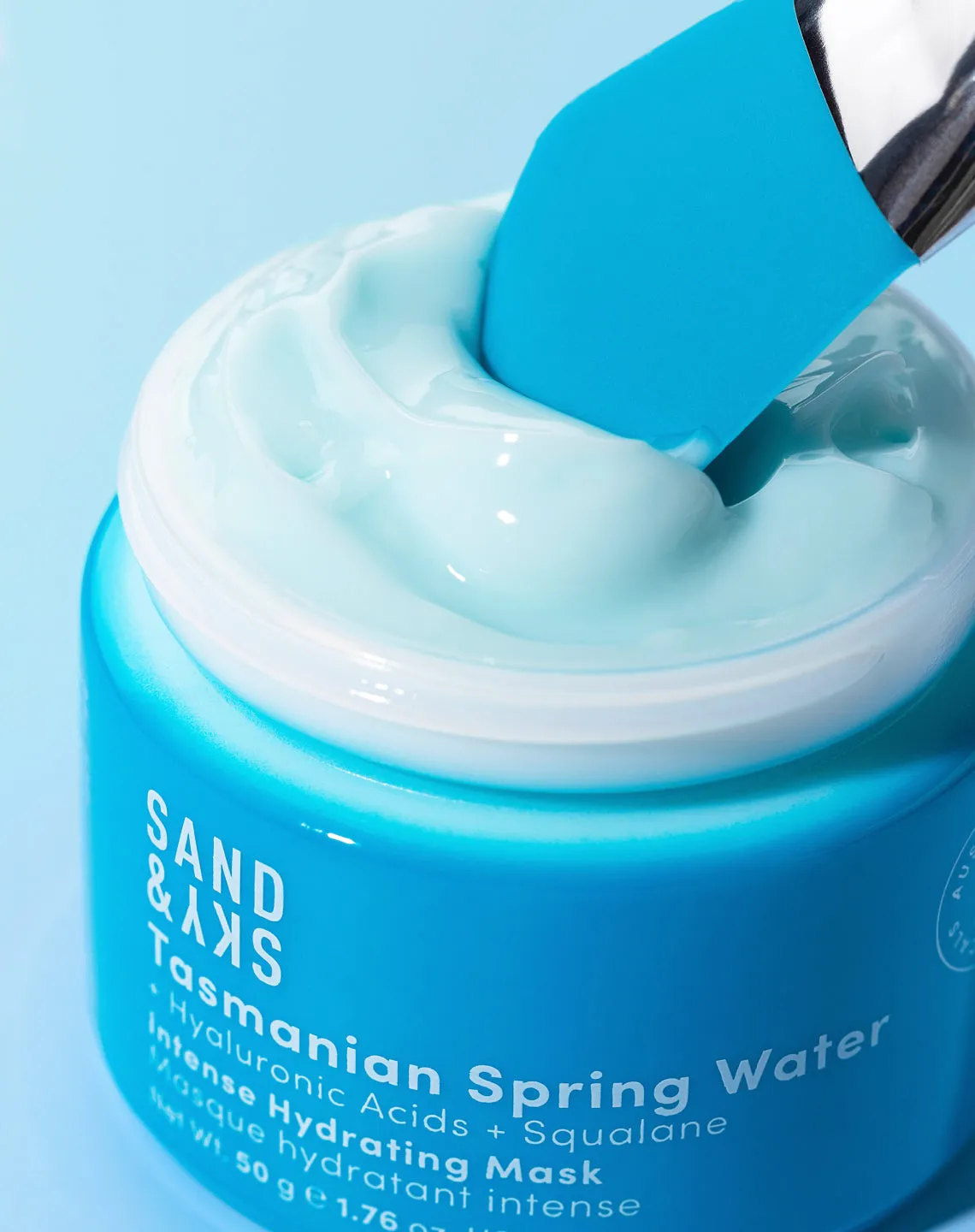 Sand & Sky Tasmanian Spring Water Intense Hydrating Mask viso