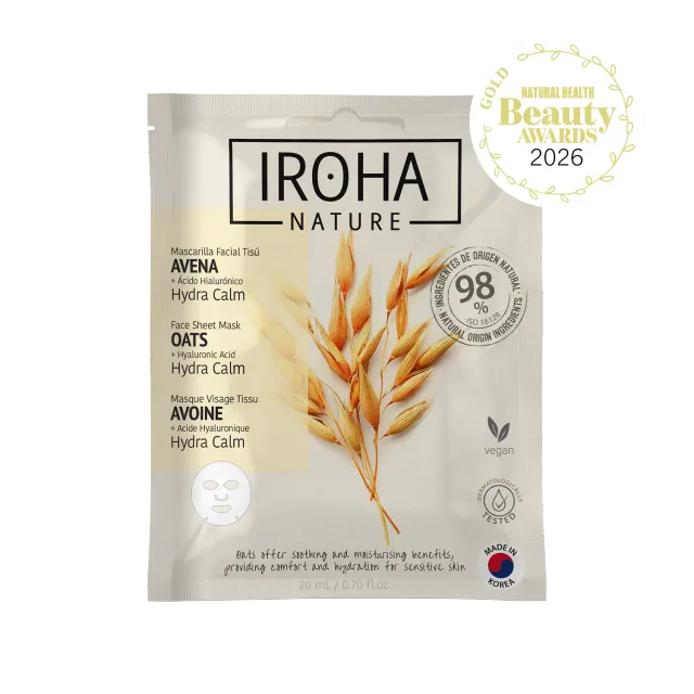 Iroha Nature Hydra Soothing Mask with Oats maschera viso lenitiva