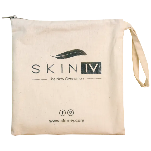 Skin Iv Pochette pochette cosmetica cotone travel size