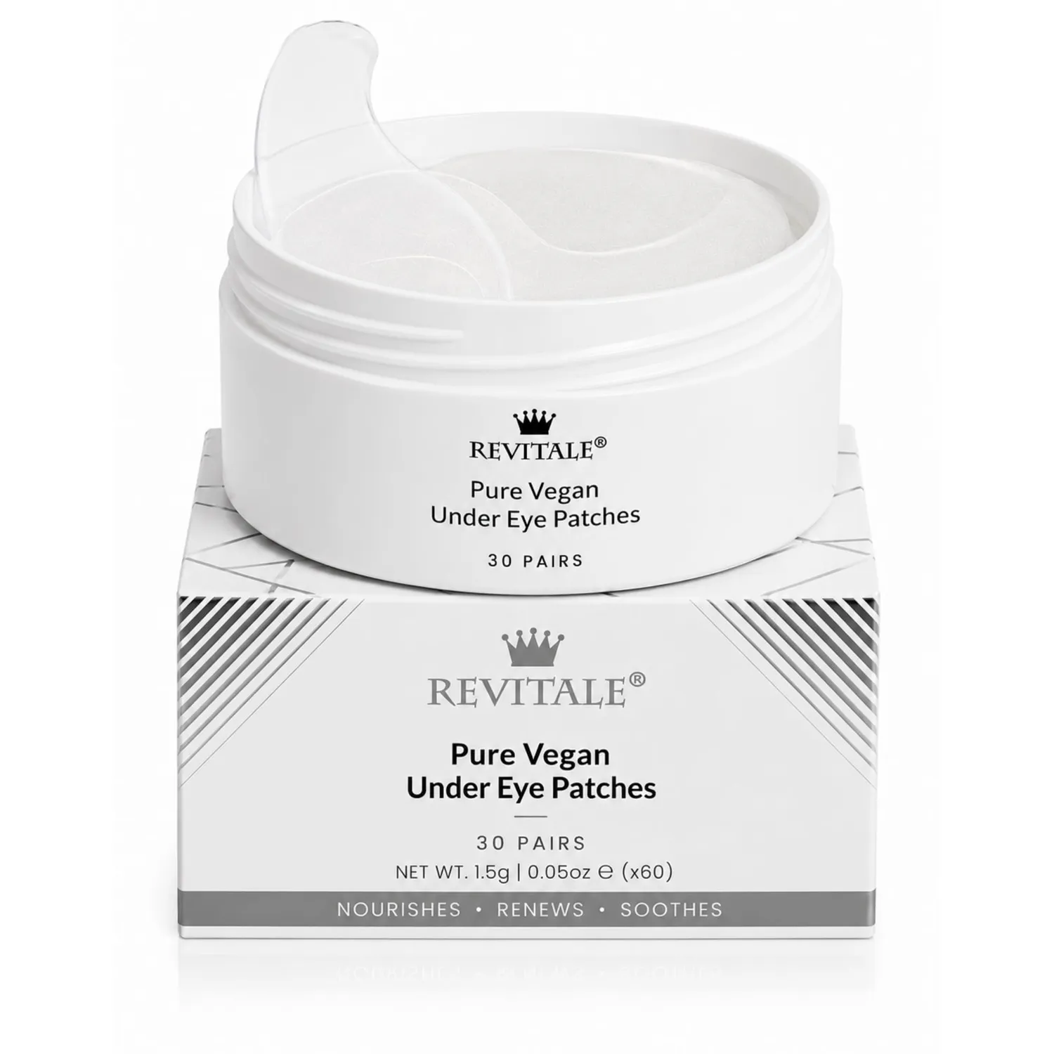Revitale Pure Patch Occhi Ialuronico Vasetto 30 Paia Idratanti