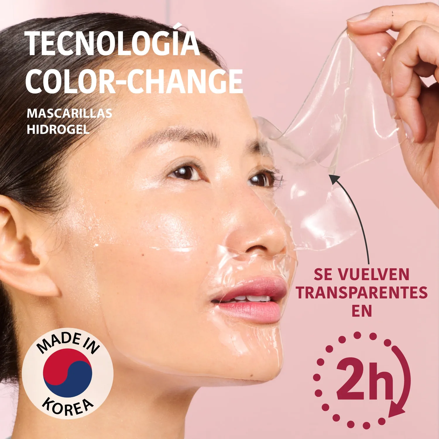 Irohanature Glass Skin Hydrogel Mask PDRN Maschera Viso Luminosa