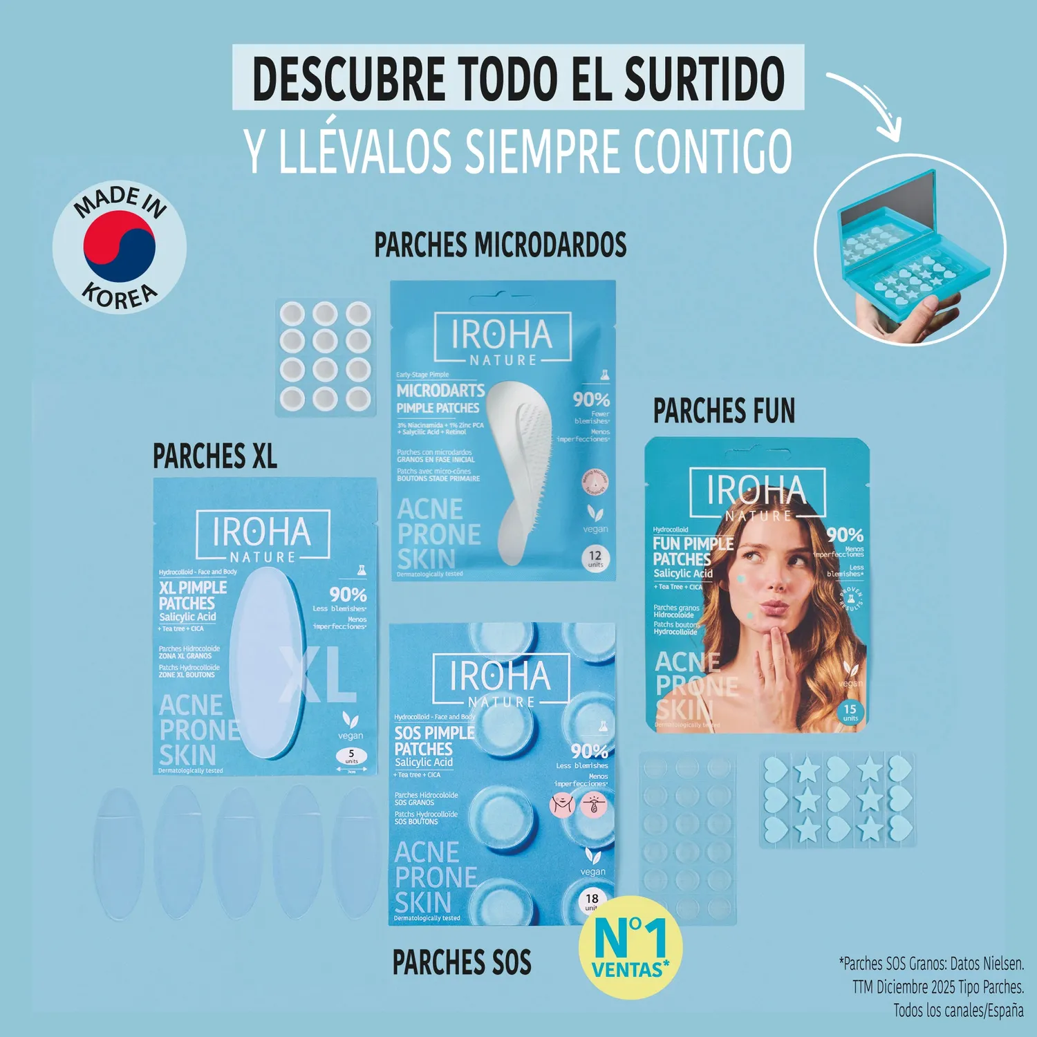 Iroha Nature On The Go patch brufoli 33 pezzi idrocolloide