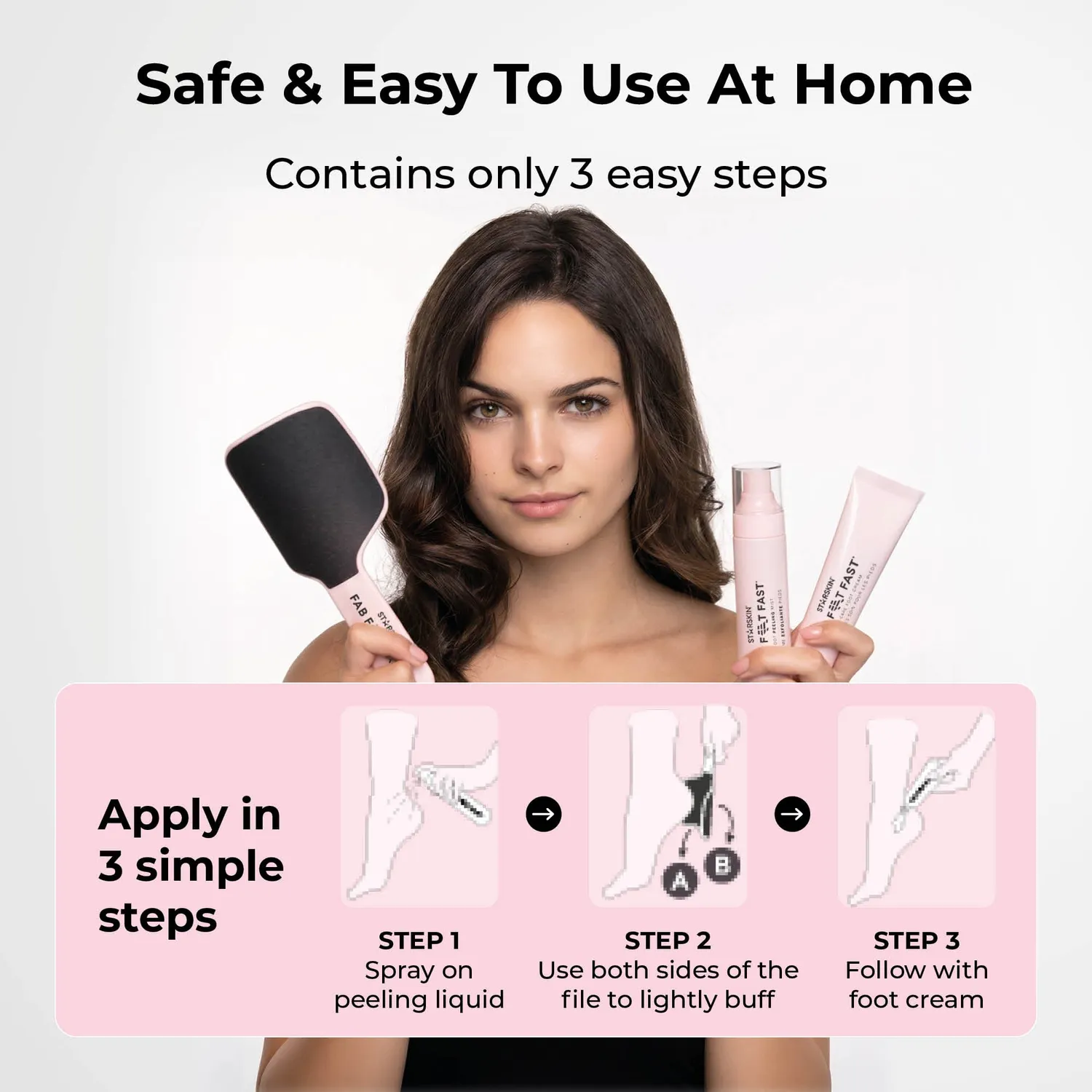 Starskin VIP Fab Feet Fast kit piedi anti calli
