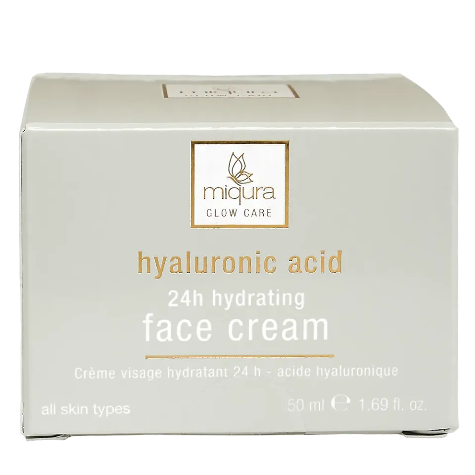 Miqura 24h crema viso idratante acido ialuronico barriera