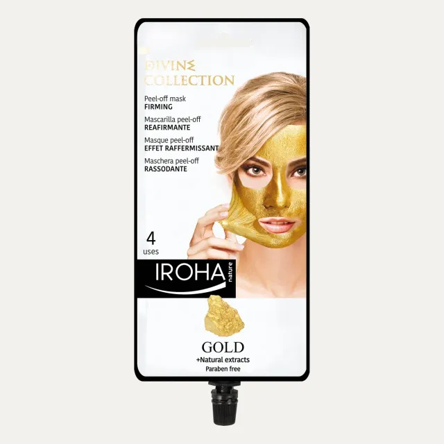 Iroha Nature 24K Gold maschera viso peel off rassodante