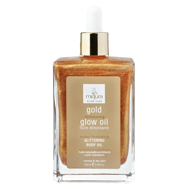 Miqura Gold Shimmering Glow Oil illuminante 100 ml