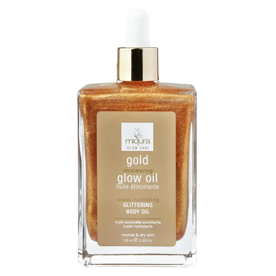 Miqura Gold Shimmering Glow Oil illuminante 100 ml
