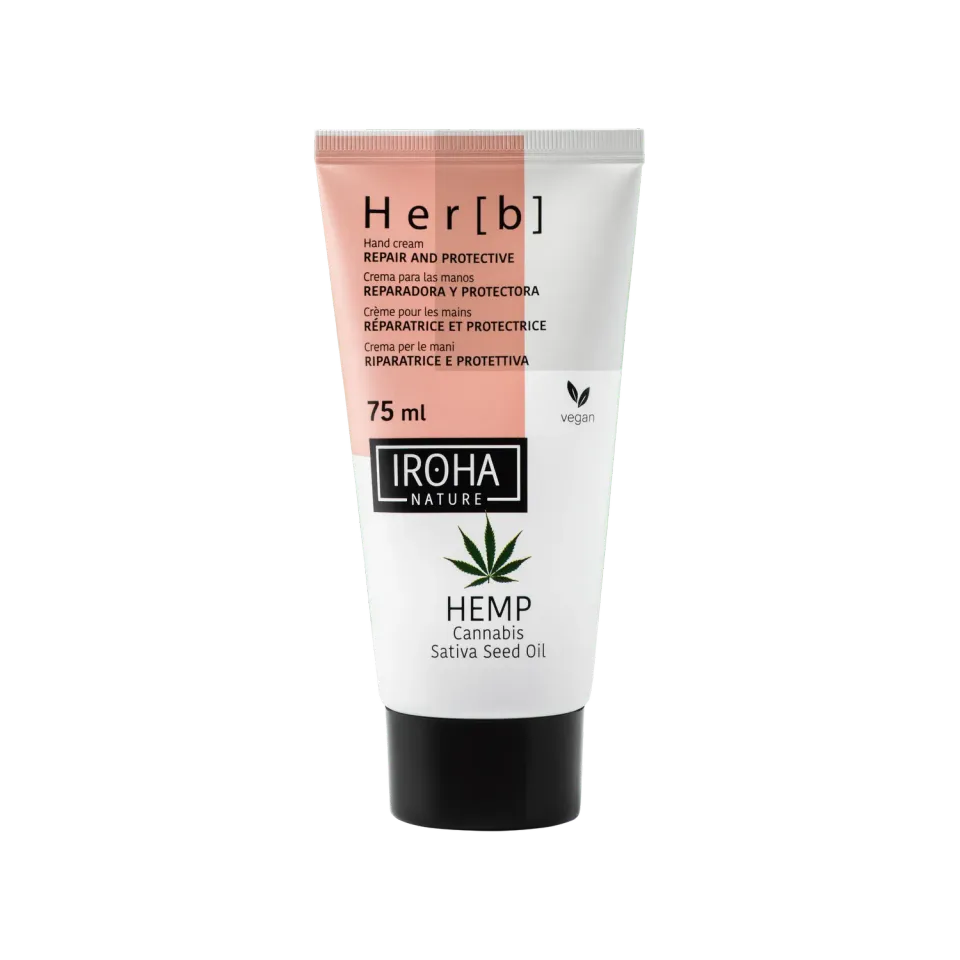 Iroha Nature crema mani canapa riparatrice protettiva