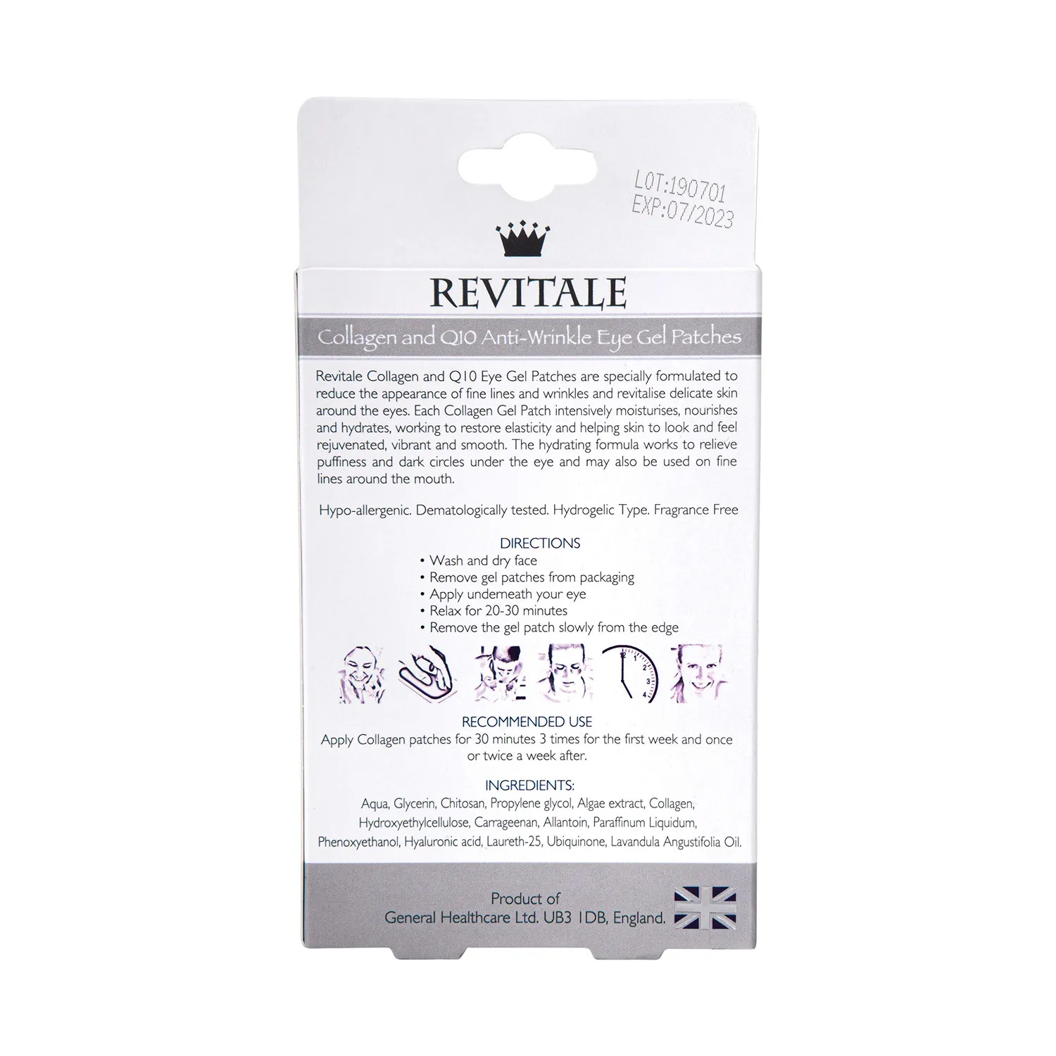 Revitale Collagen & Q10 patch occhi antirughe idratanti