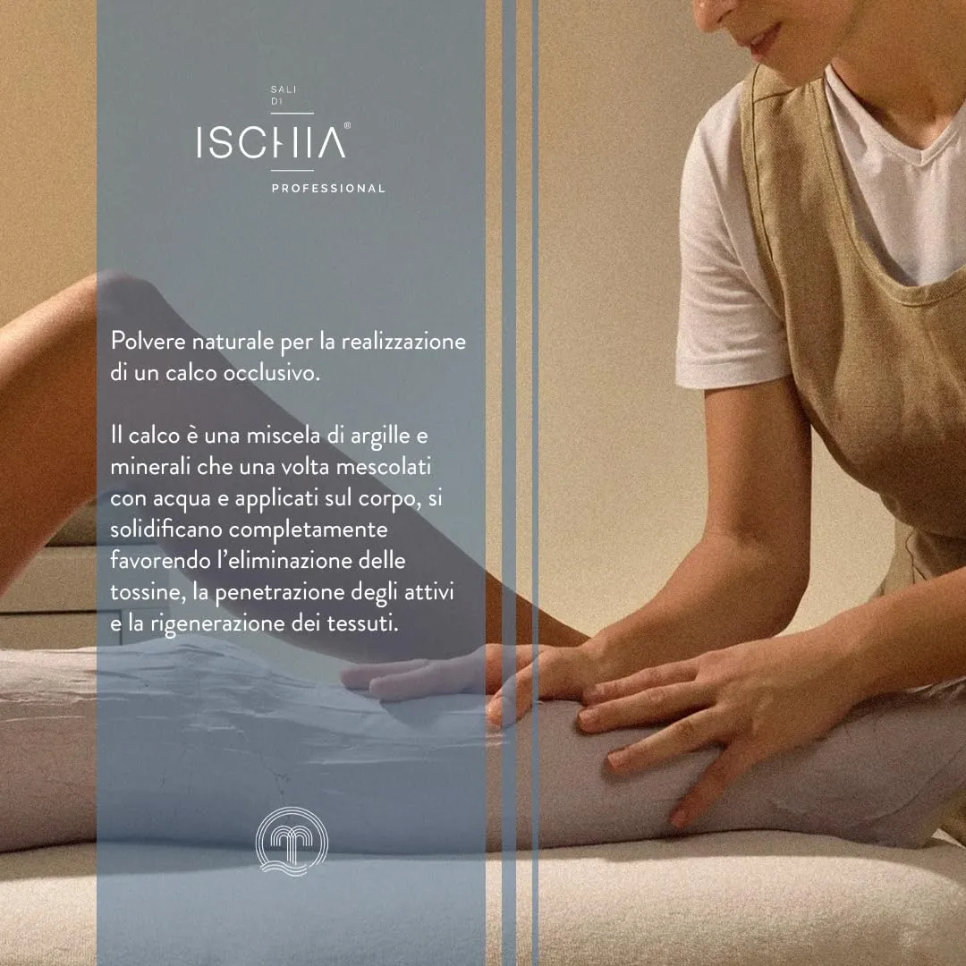 Ischia Thermae Polvere Calco Trattamento Corpo 900 g Purificante