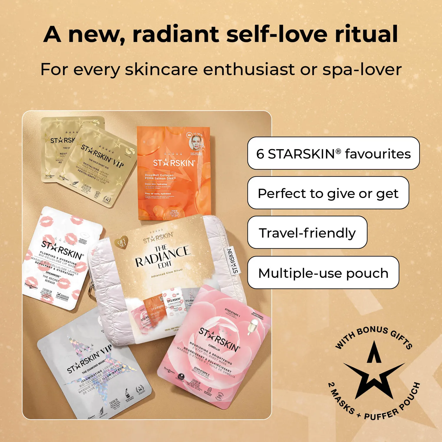 Starskin The Radiance Edit Set Maschere Viso Illuminante