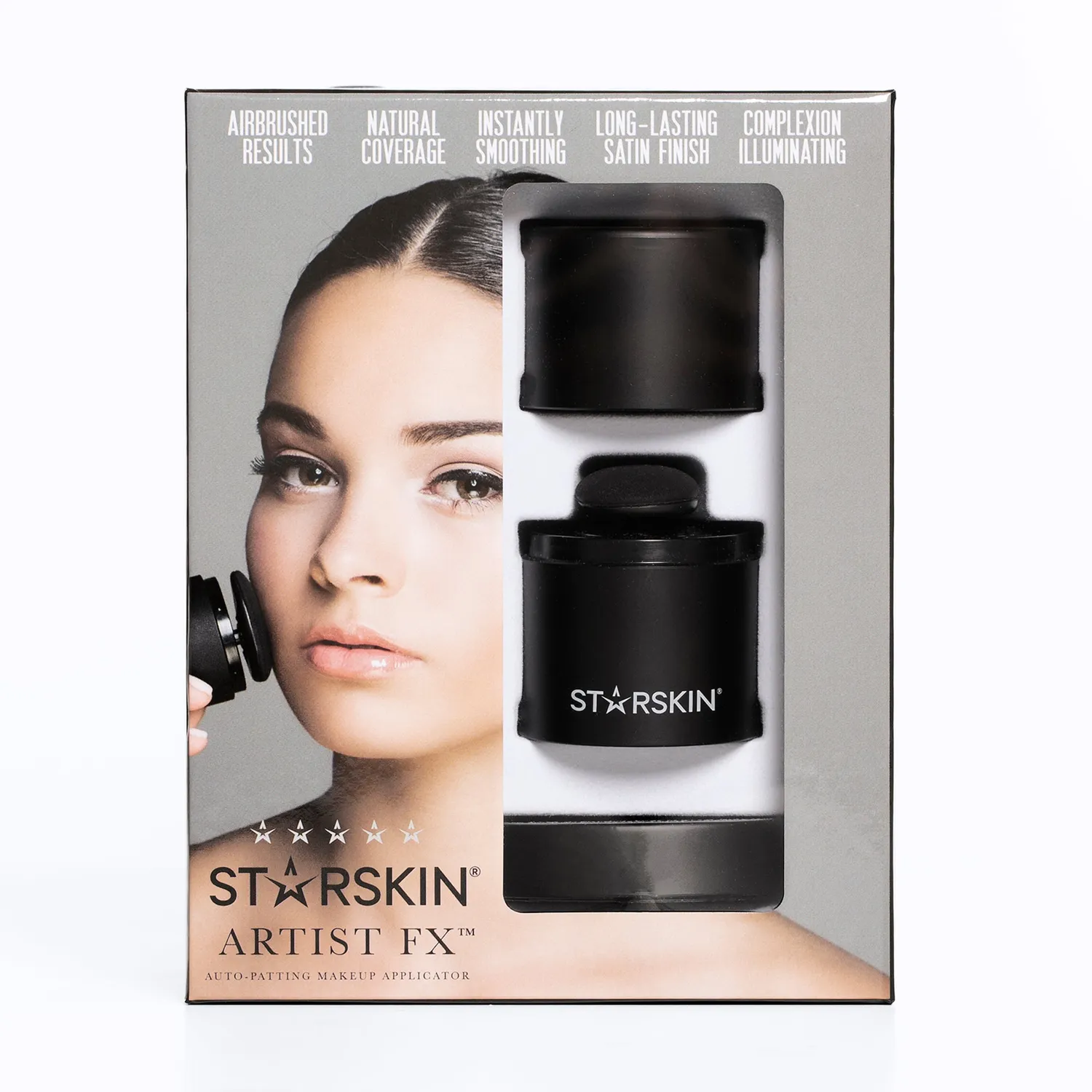 Starskin Artist FX Auto-Patting Applicatore Trucco con Giada e Quarzo