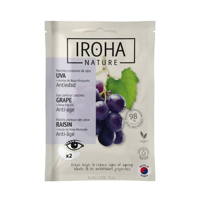 Iroha Nature Grape patch occhi antirughe