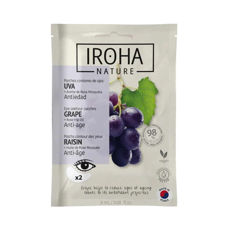 Iroha Nature Grape patch occhi antirughe