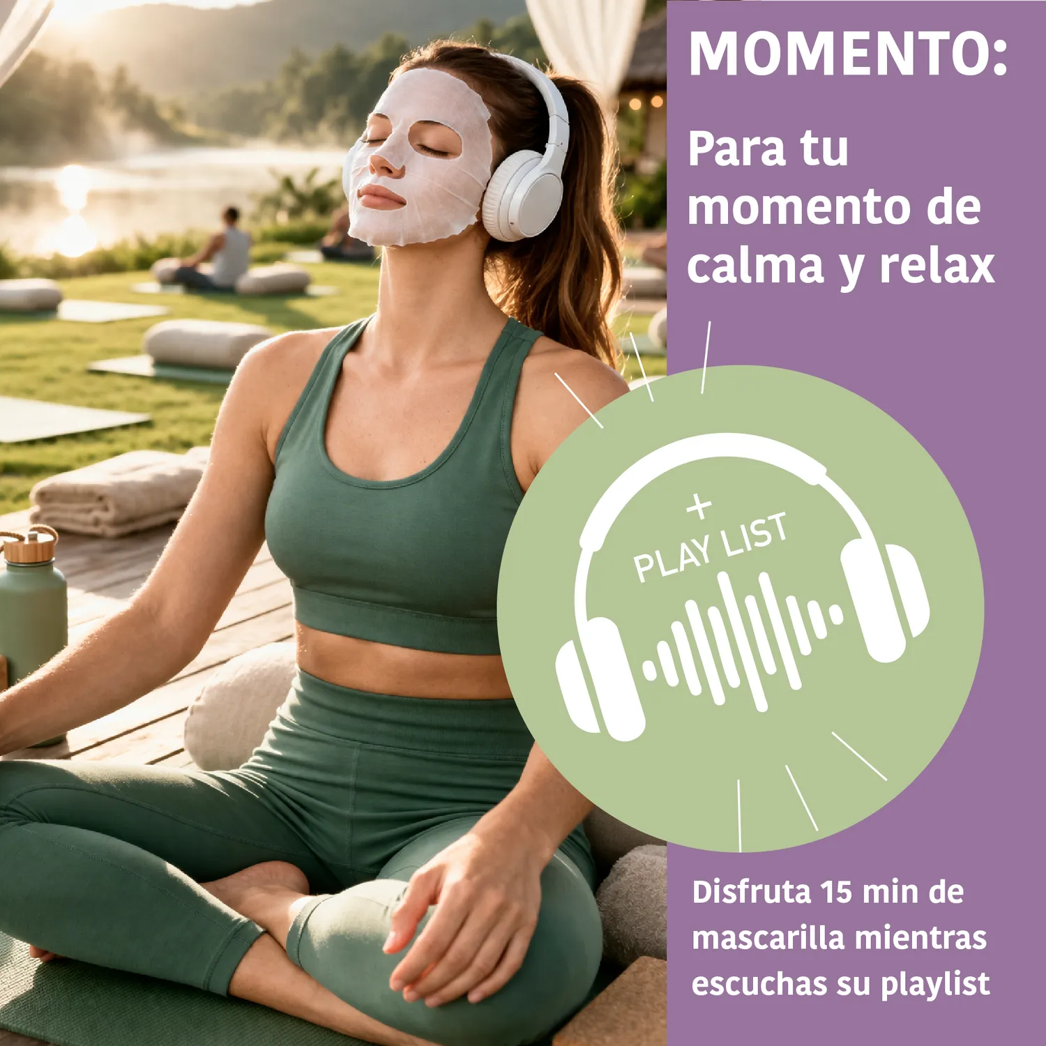 Iroha Nature Mindful Ritual maschera viso ashwagandha calmante