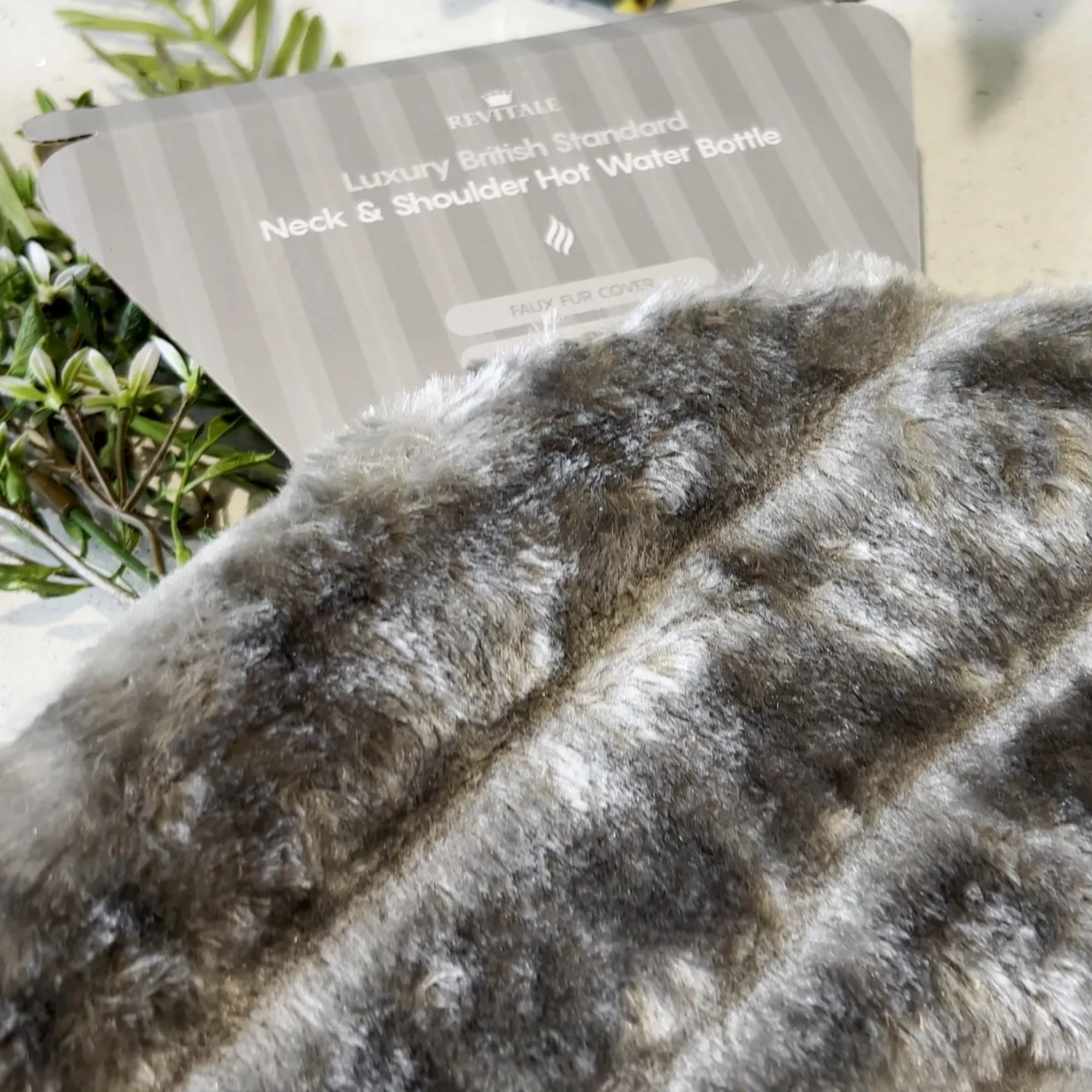 Revitale Collo Spalla borsa acqua calda grigio ardesia