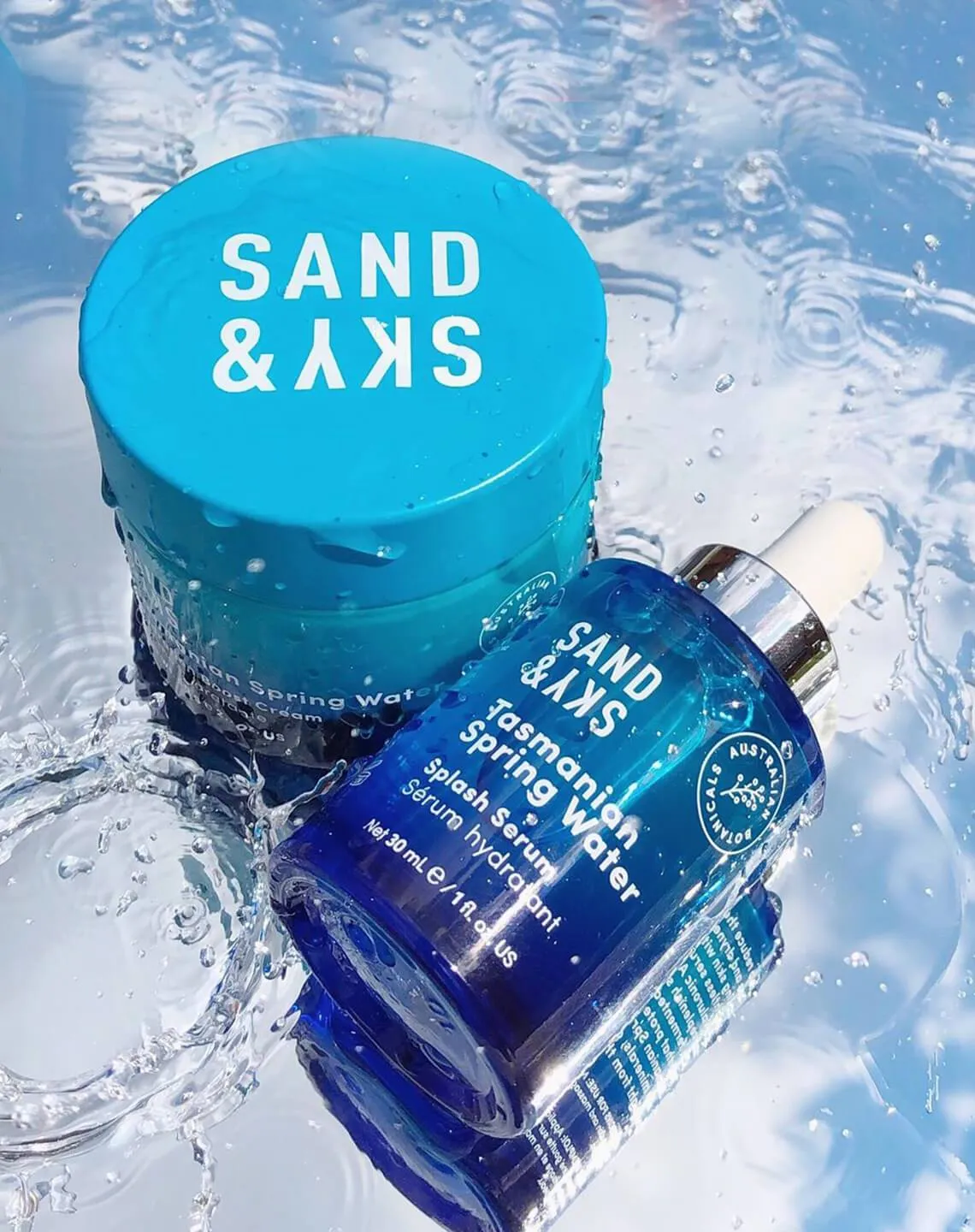Sand & Sky Healthy Hydration Kit viso siero + crema