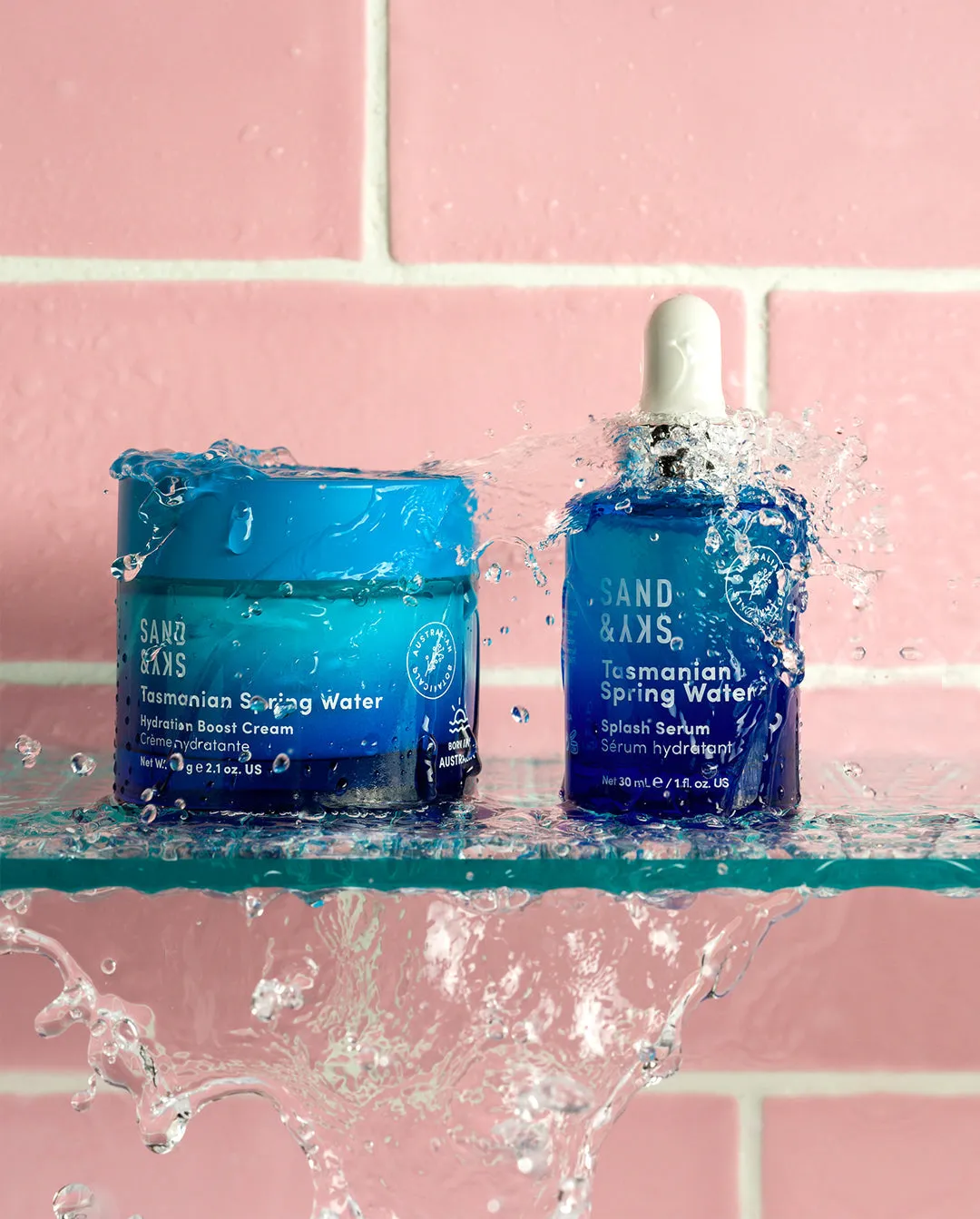 Sand & Sky Healthy Hydration Kit viso siero + crema