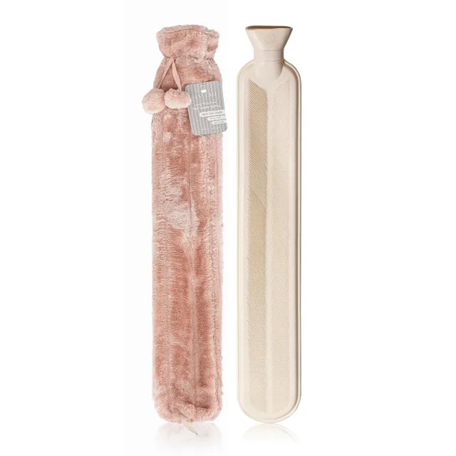 Revitale Borsa Acqua Calda Lunga 2L Rosa 72 cm Morbida