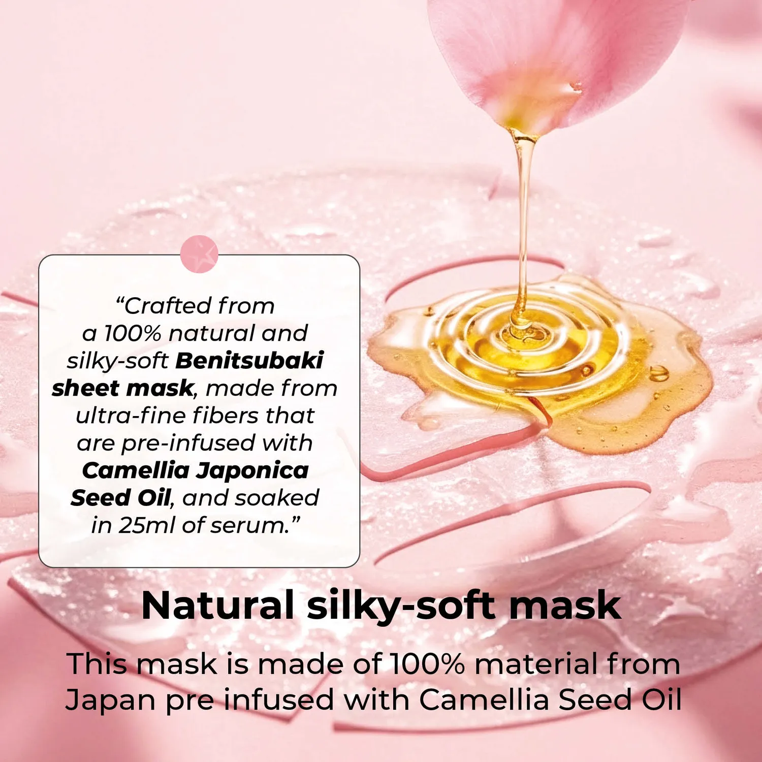 Starskin Essentials Camellia 3+1 maschera viso 4 pz nutriente