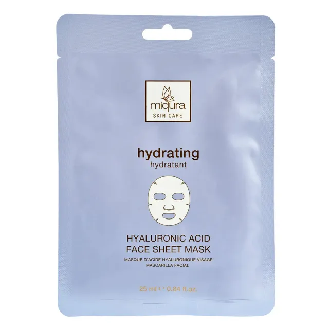 Miqura Hydrating maschera viso idratante monodose acido ialuronico