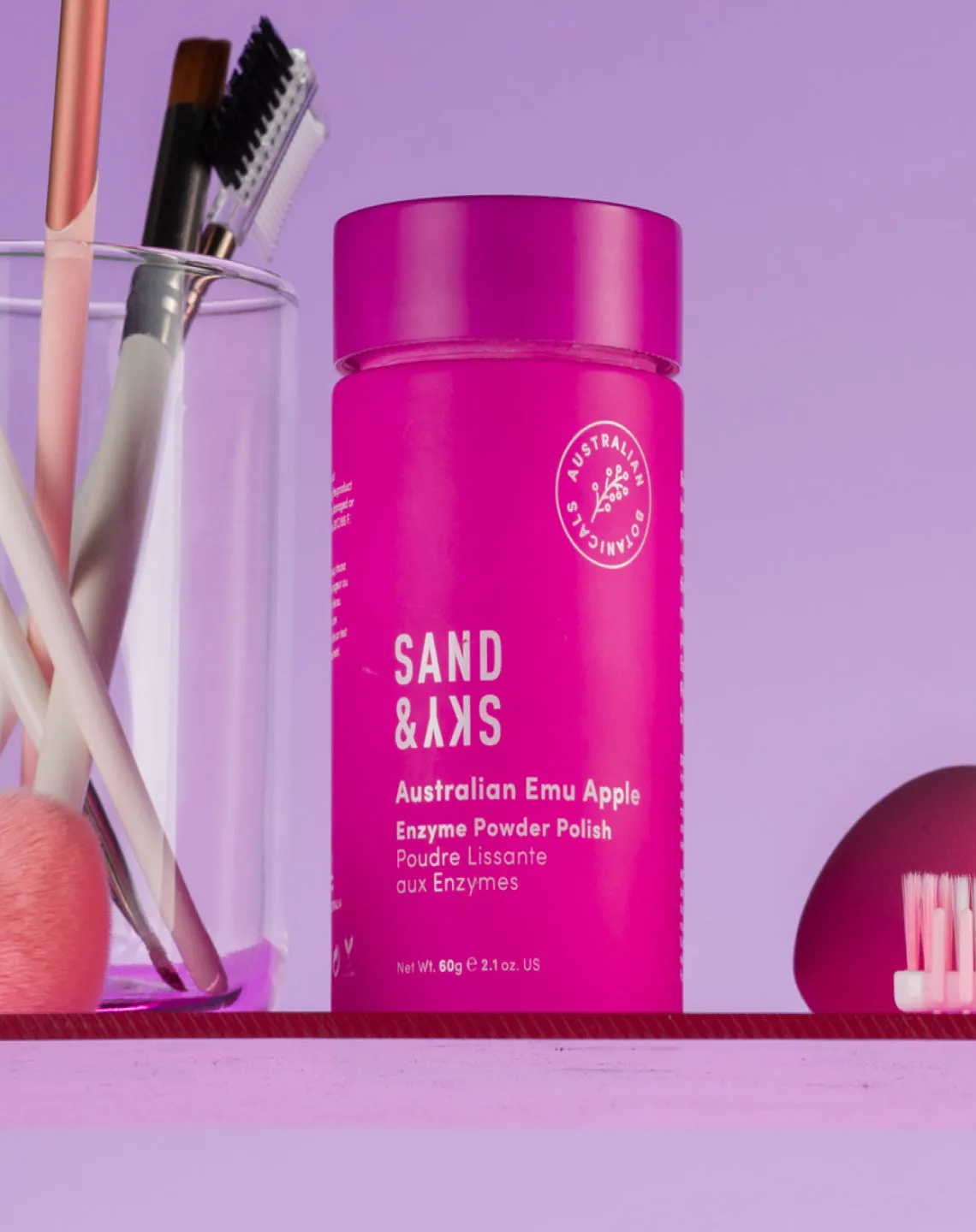 Sand & Sky Australian Glow Berries Enzyme Powder Polish esfoliante polvere