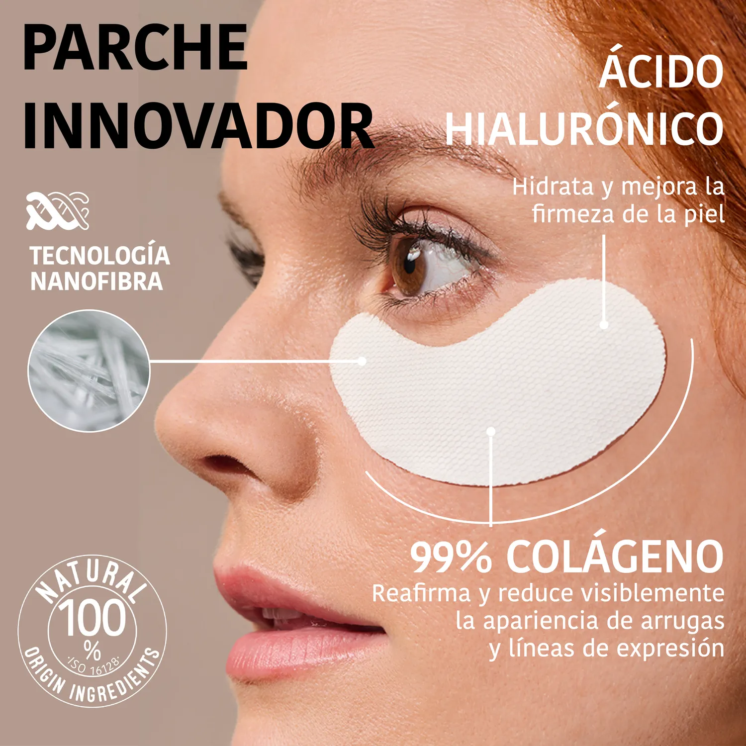 Irohanature Lifting Eye Patches 99% Collagen Patch Occhi
