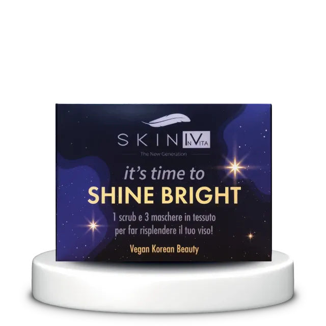 Skin Iv Shine Bright Box kit viso 4 pezzi vitamina C