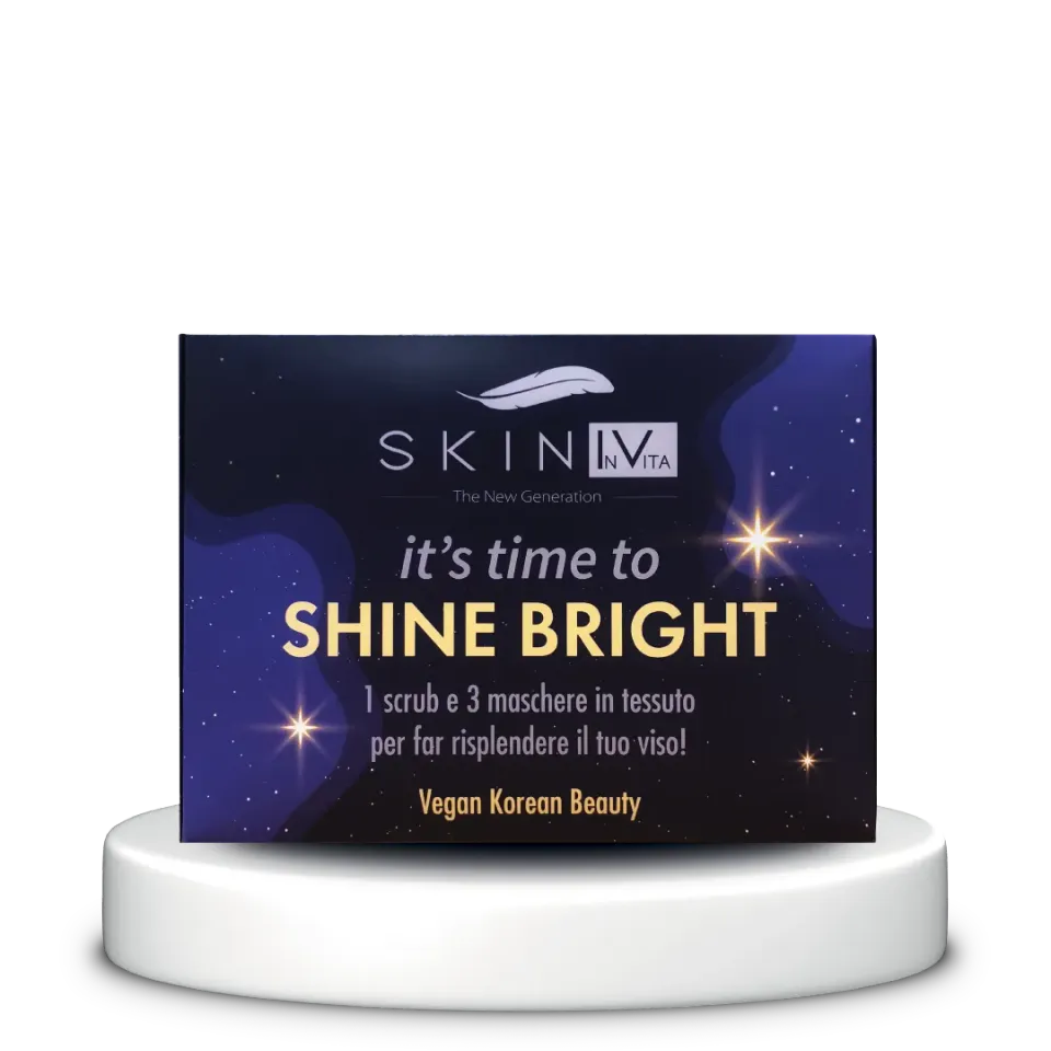 Skin Iv Shine Bright Box kit viso 4 pezzi vitamina C