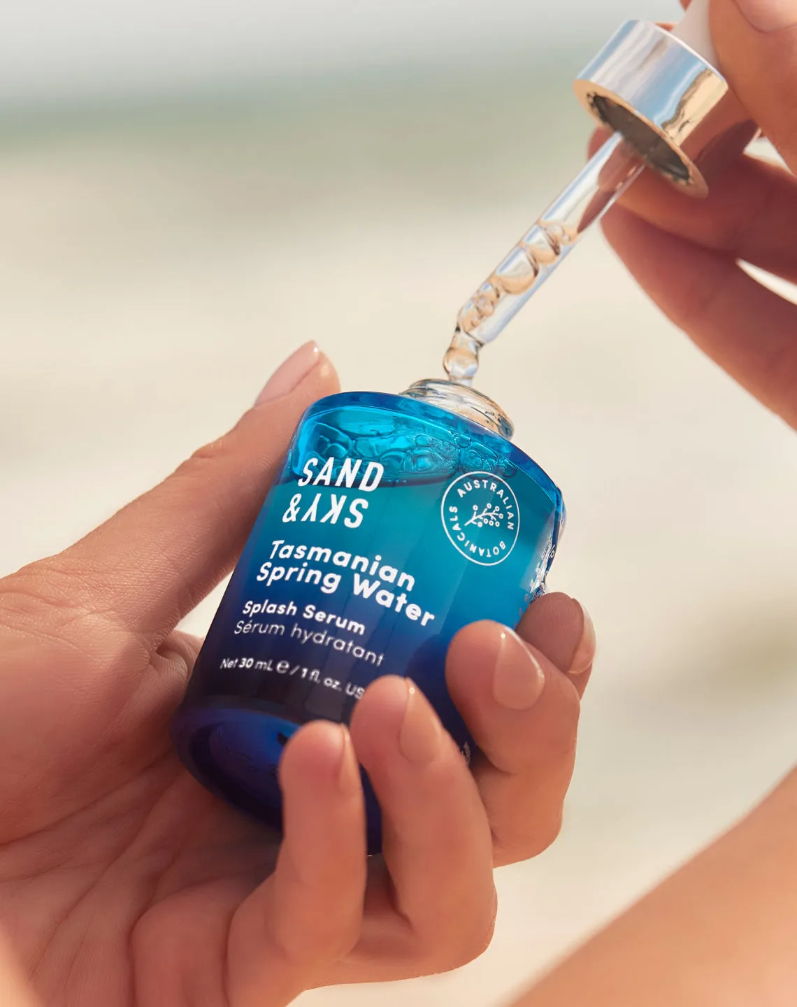 Sand & Sky Tasmanian Spring Water Splash Serum Idratazione