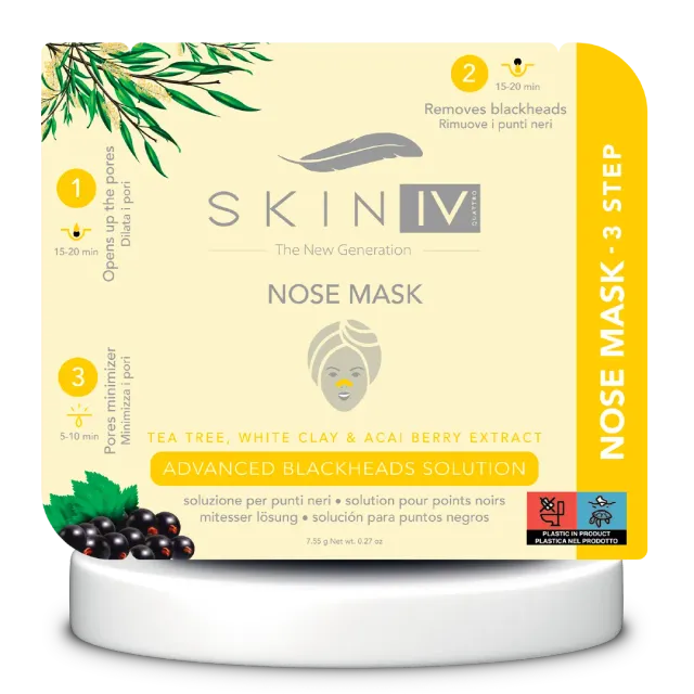 Skin Iv Clean & Clear maschera naso 3 step punti neri
