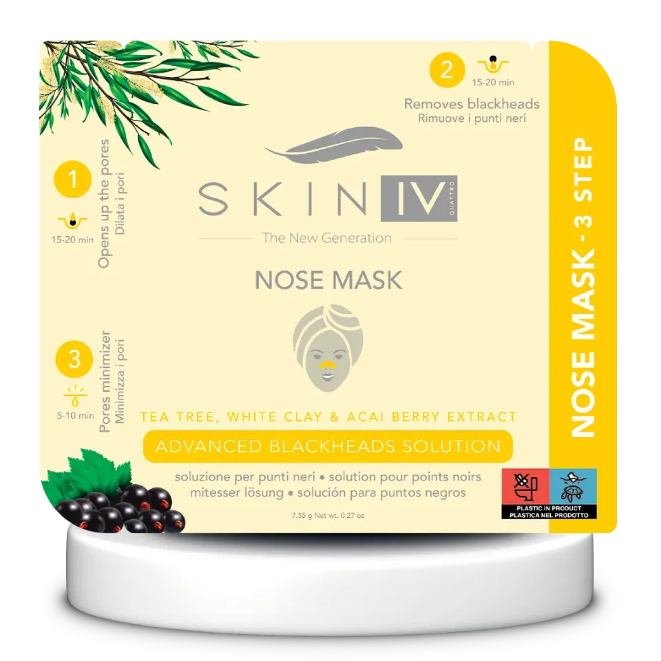 Skin Iv Clean & Clear maschera naso 3 step punti neri