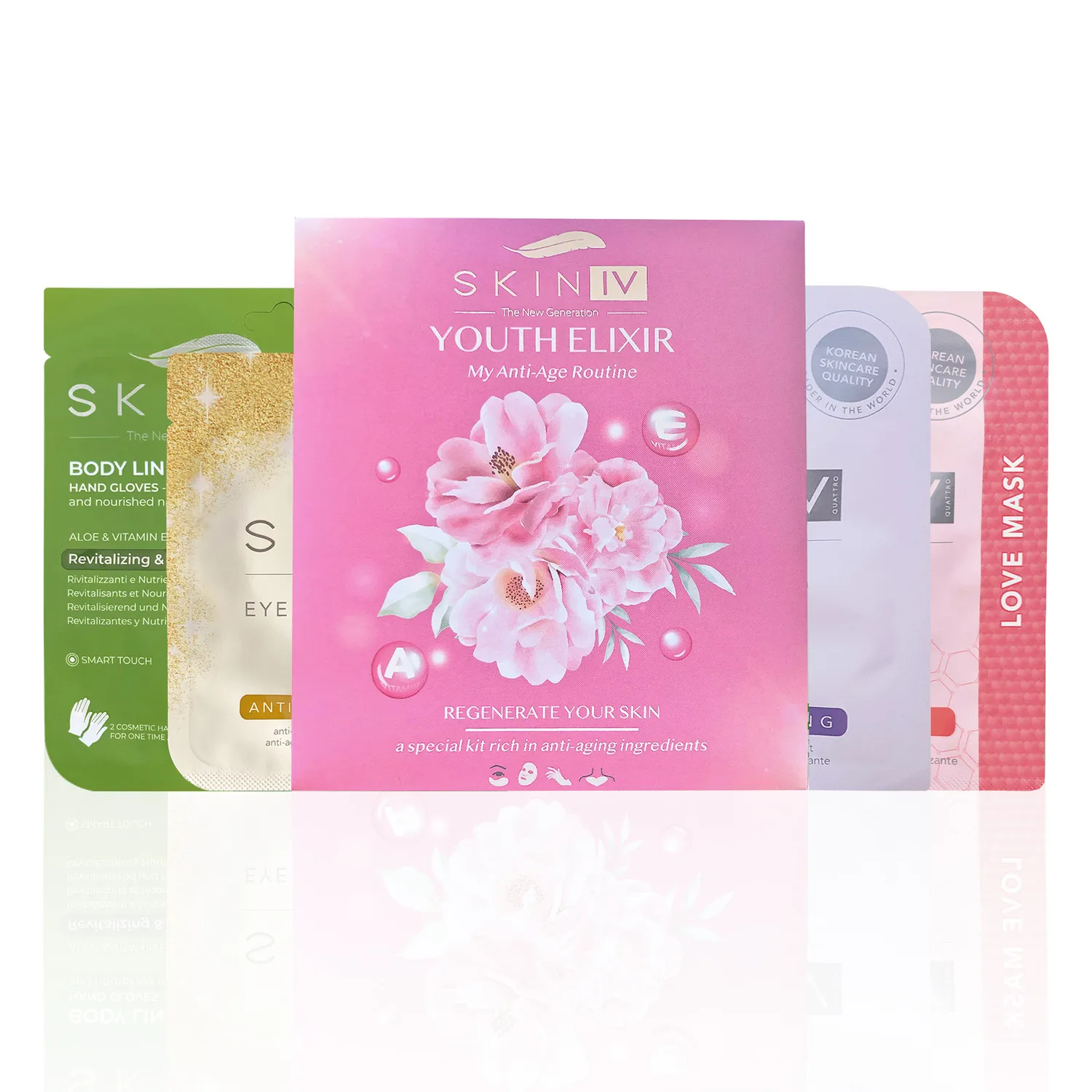 Skin Iv Youth Elixir kit viso antiage 4 trattamenti