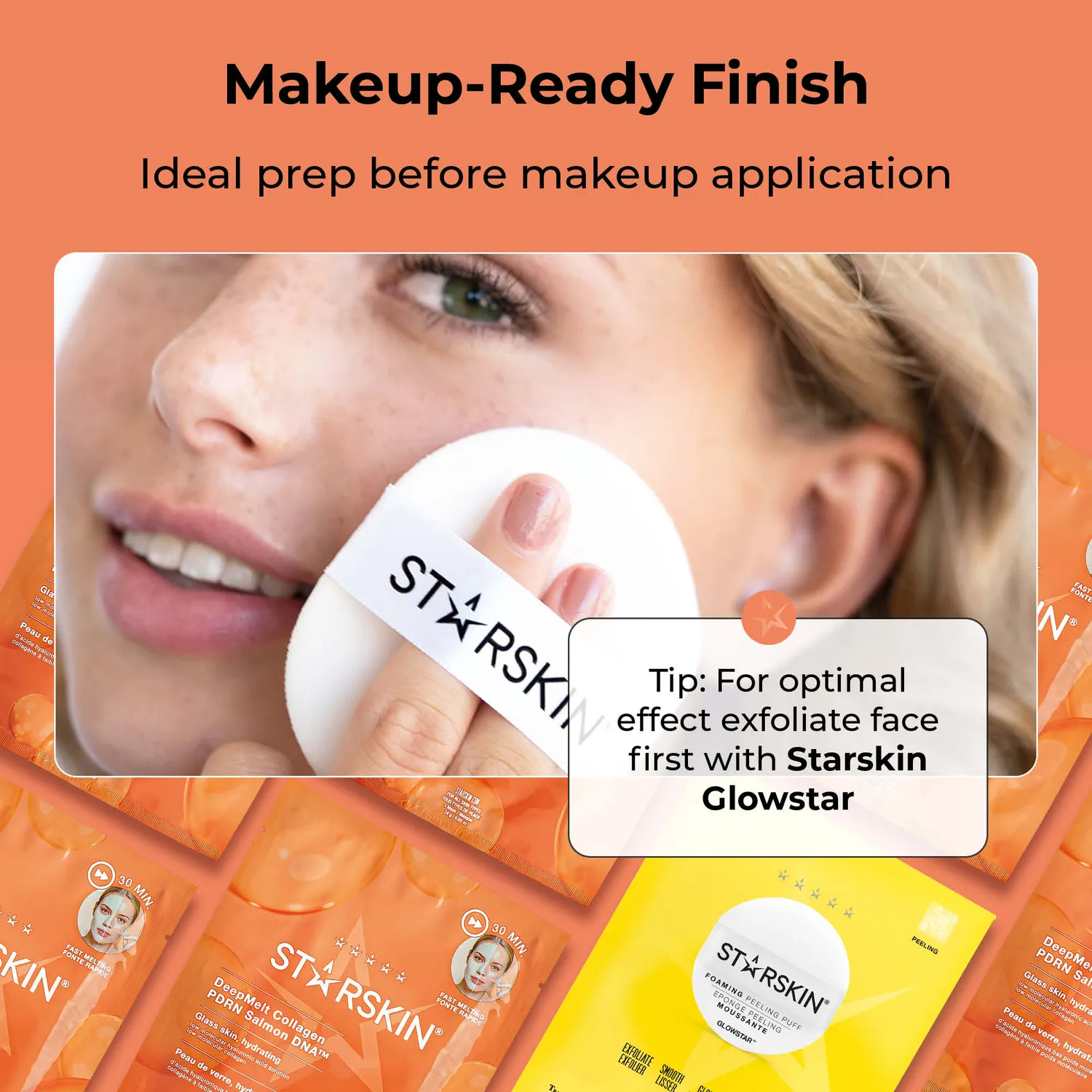 Starskin Essentials Collagen PDRN Salmon DNA maschera viso 4 pezzi