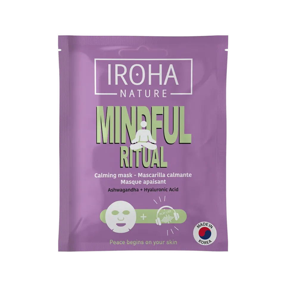 Iroha Nature Mindful Ritual maschera viso ashwagandha calmante